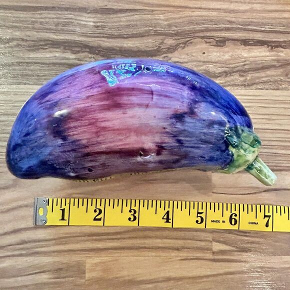 Vietri Italian Majolica Ceramic Vegetable Hand Painted Large Vintage Set of 5 - Picture 8 of 14